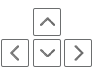 Ícones representando as teclas '↑', '←', '↓', '→' do teclado